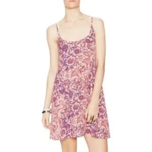 Free People intimately purple paisley spring it on slip dress